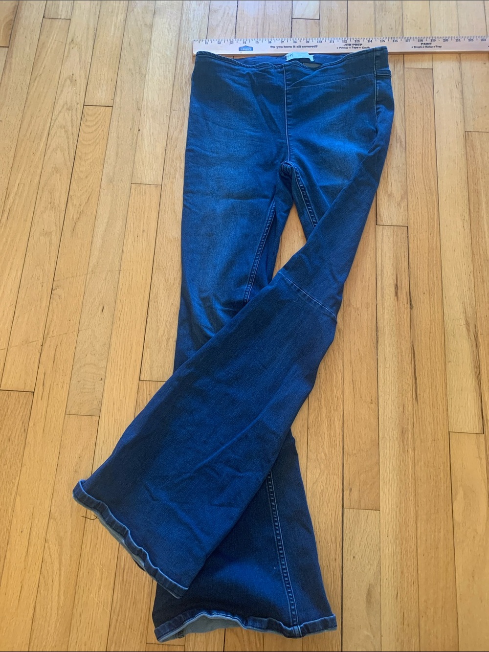 Free People Dark Blue Flare Jeans